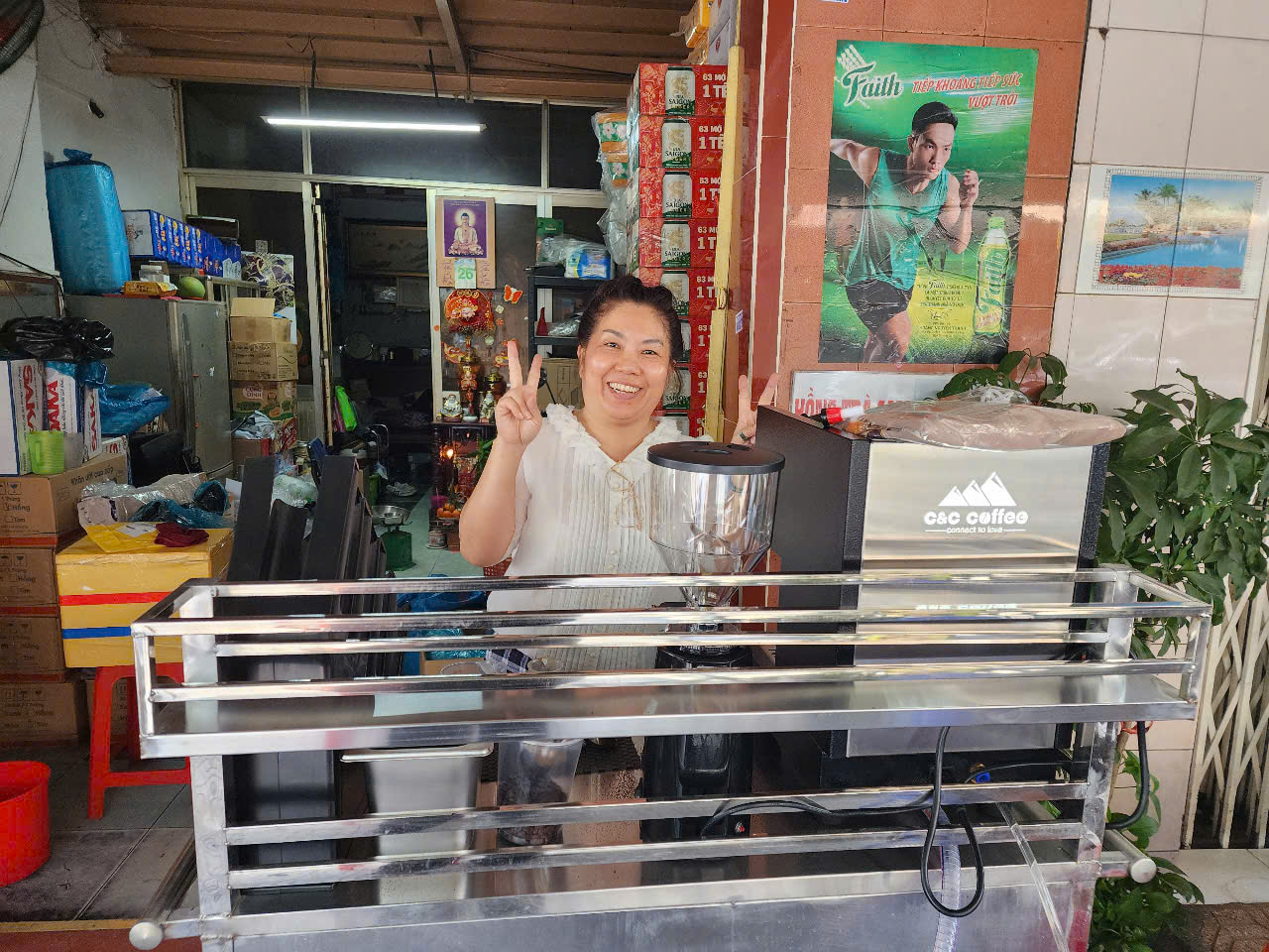 Đối tác chị Như quận 11 Nhượng quyền cà phê pha máy 0 đồng