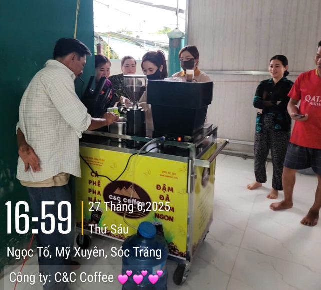 Sóc Trăng &#8211; Hành trình máy pha cafe CC03 Pro