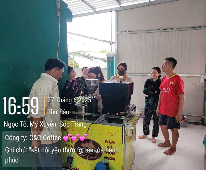 Sóc Trăng &#8211; Hành trình máy pha cafe CC03 Pro