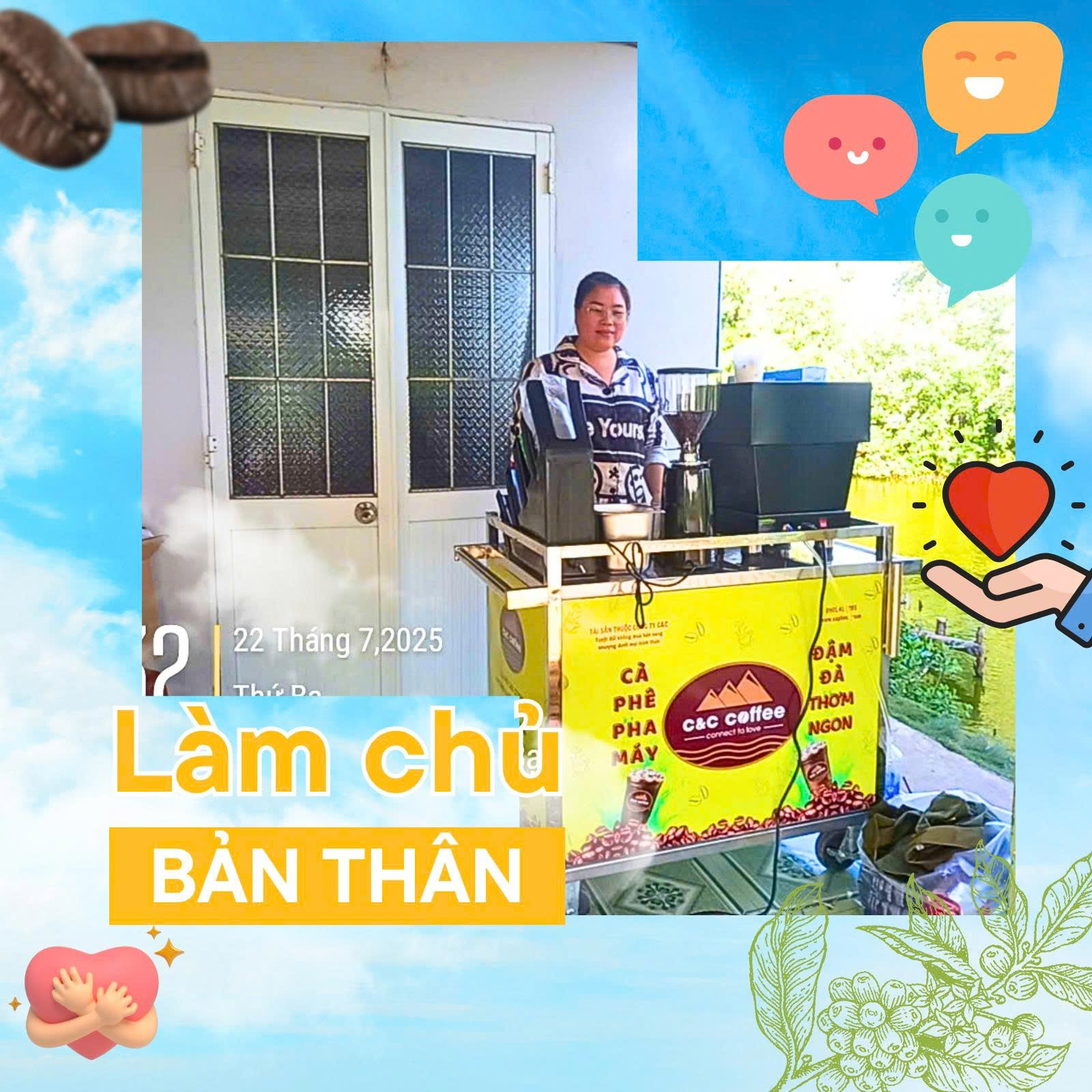 Cùng Làm chủ với mô hình Cà phê Nhượng quyền 0 đồng của C&#038;C Coffee!