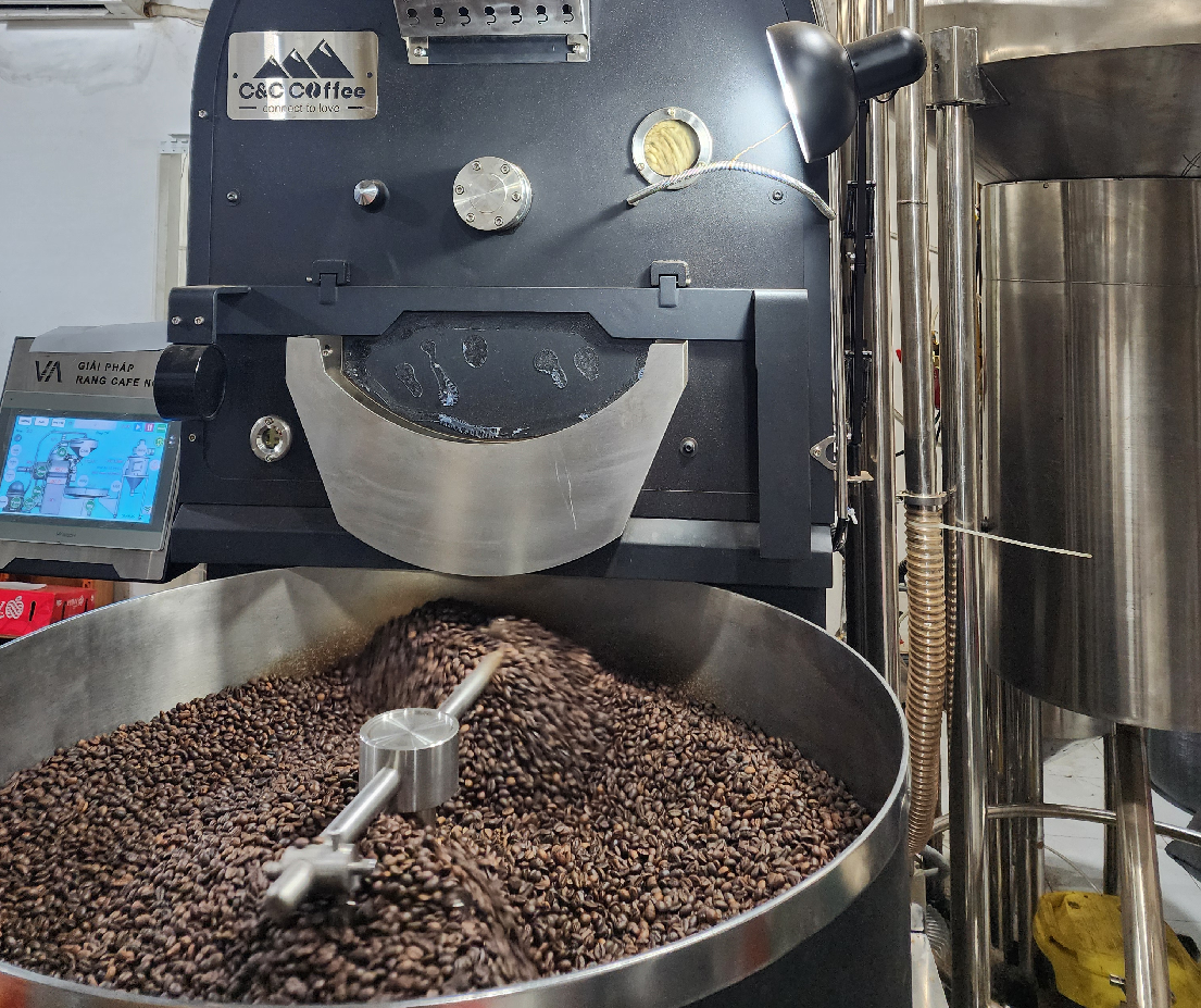 Cà phê C&C Coffee áp dụng công nghệ hoàn toàn tự động