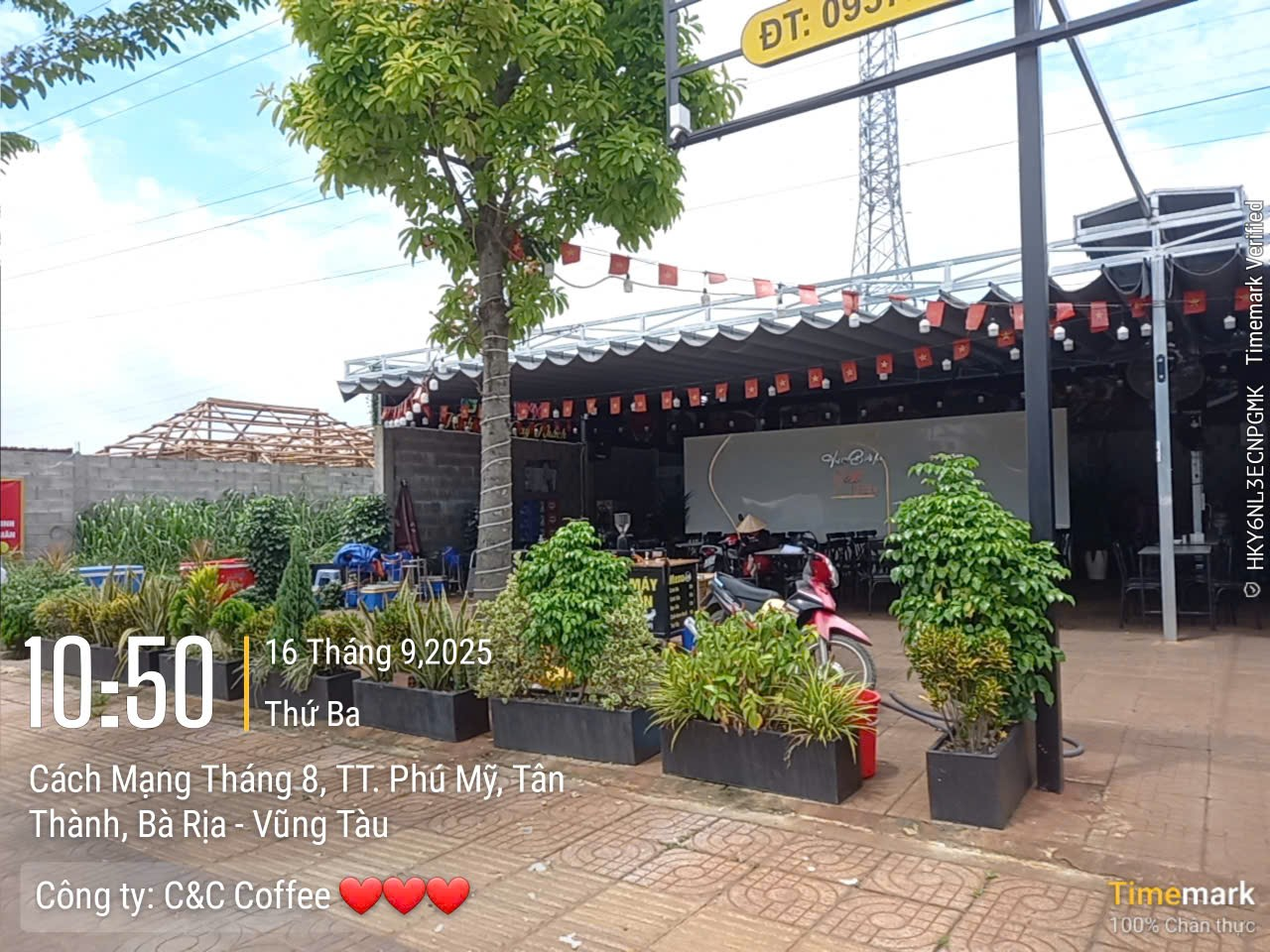 Chúc mừng Chị Lệ Thu tại Phú Mỹ đã trở thành đối tác của mô hình Nhượng quyền Cà phê pha máy C&#038;C Coffee!