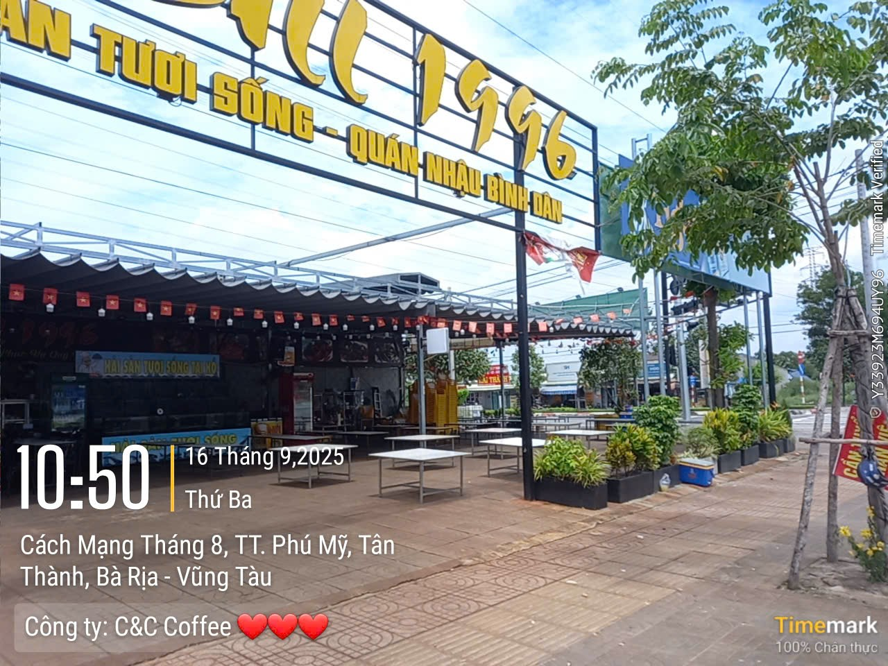 Chúc mừng Chị Lệ Thu tại Phú Mỹ đã trở thành đối tác của mô hình Nhượng quyền Cà phê pha máy C&#038;C Coffee!