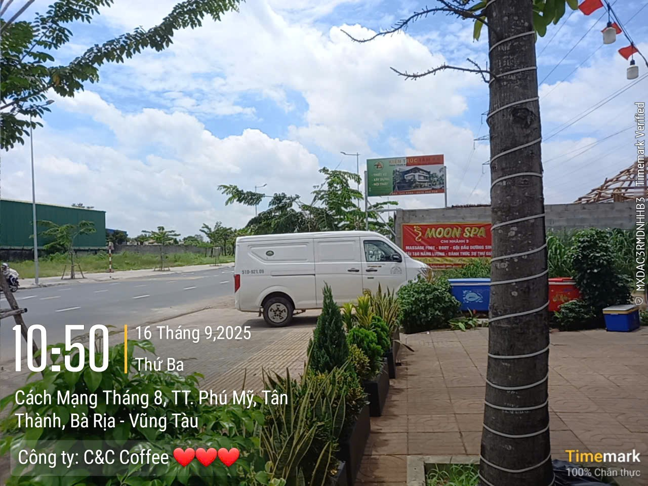 Chúc mừng Chị Lệ Thu tại Phú Mỹ đã trở thành đối tác của mô hình Nhượng quyền Cà phê pha máy C&#038;C Coffee!