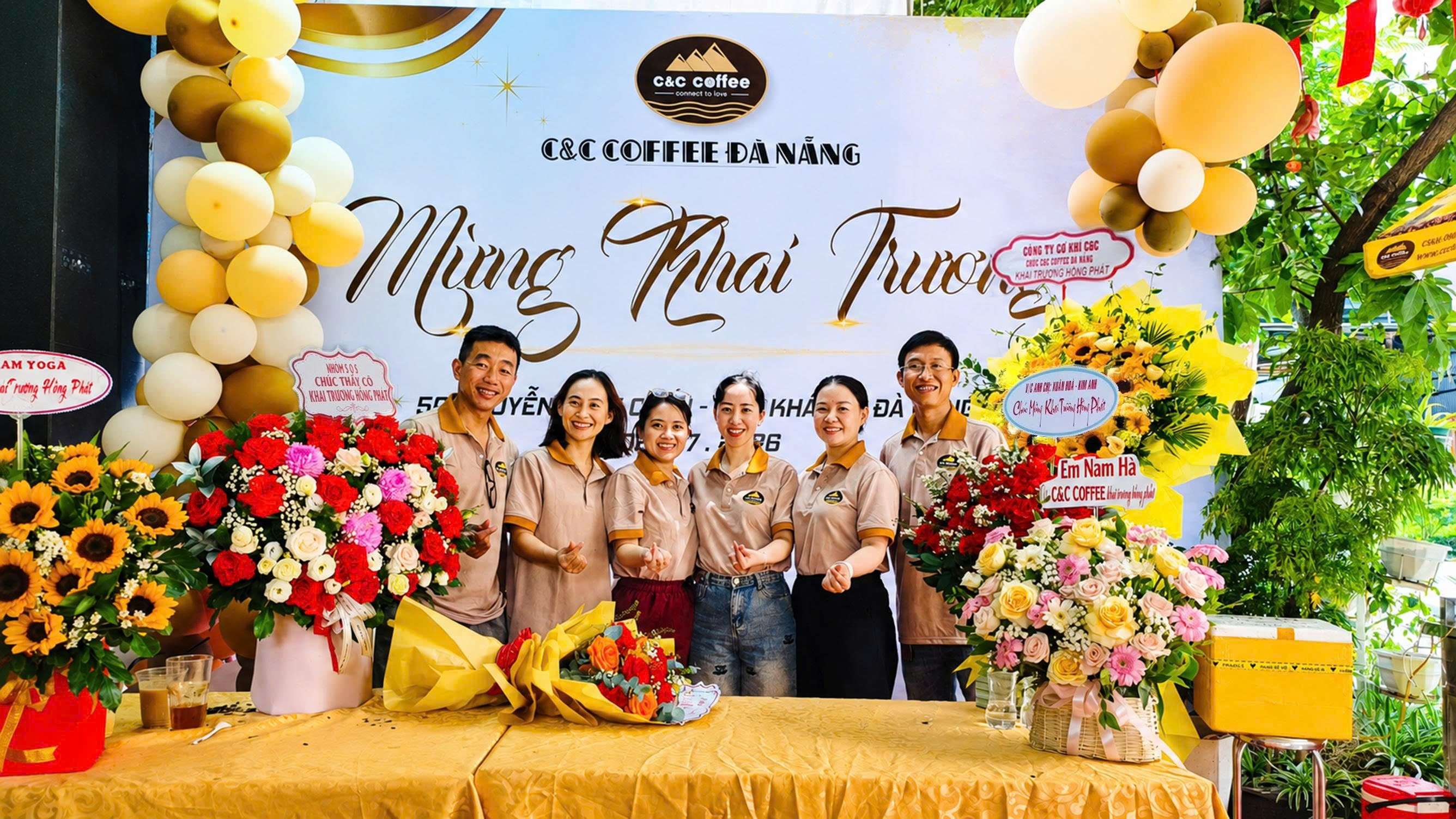 CH&Uacute;C MỪNG KHAI TRƯƠNG ĐẠI L&Yacute; C&C COFFEE Đ&Agrave; NẴNG