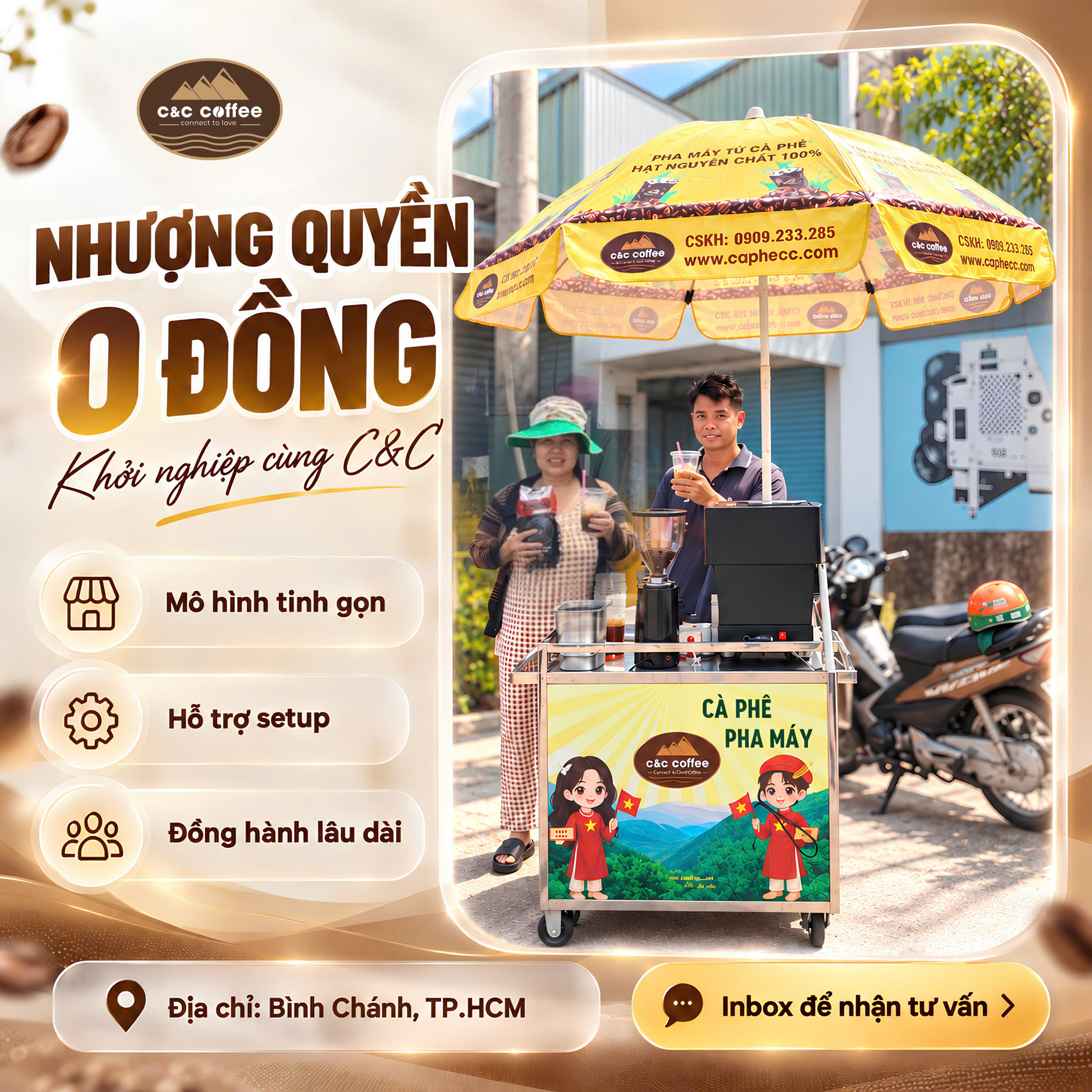 Bản Đồ C&C Coffee Sáng Đèn – Điểm Bán Mới Tại Bình Chánh